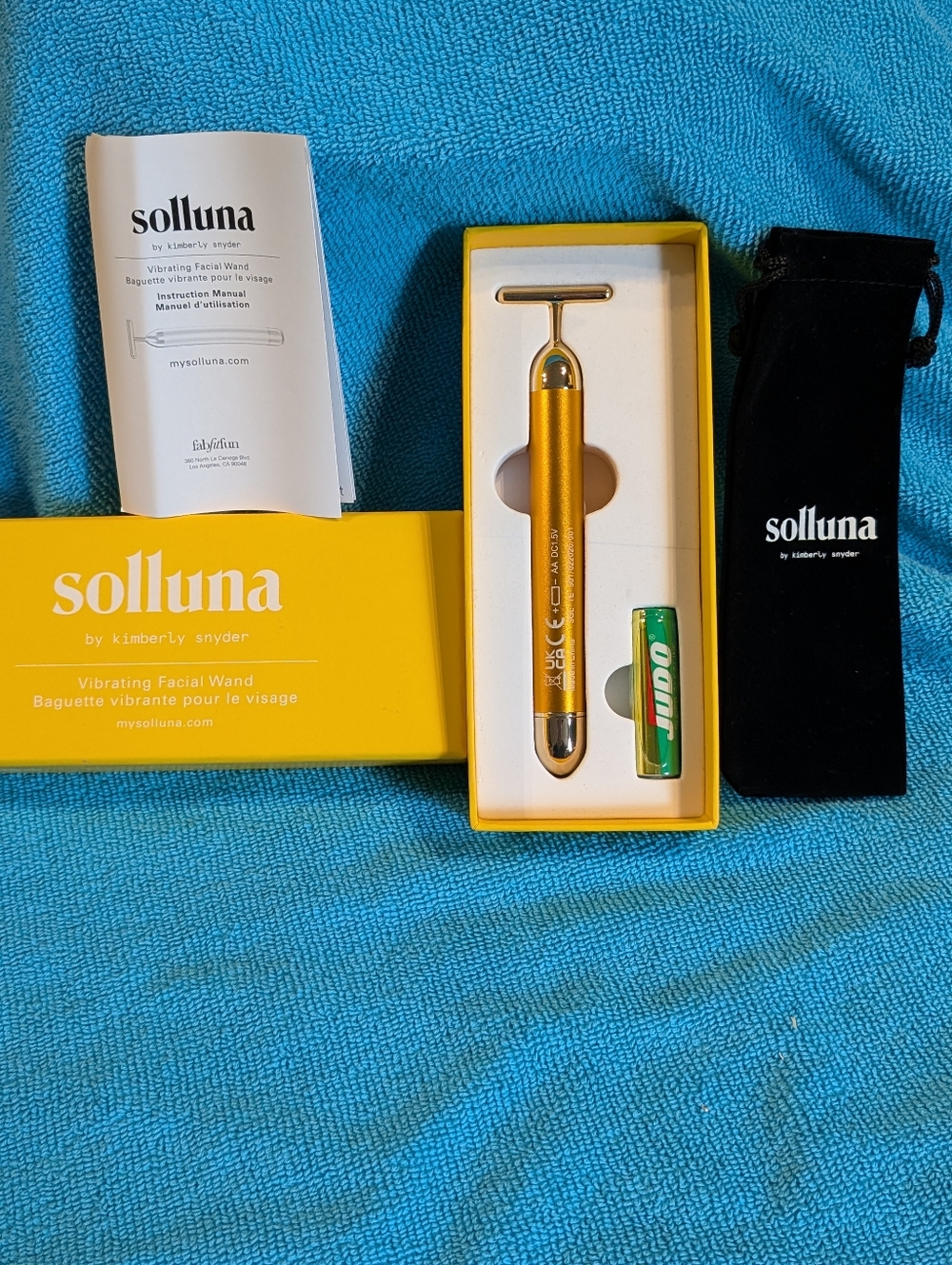 Vibrating Facial Wand - Yellow
